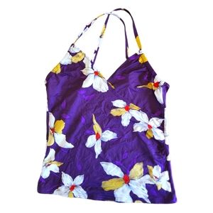 Lands End Swim top cover up swim tank